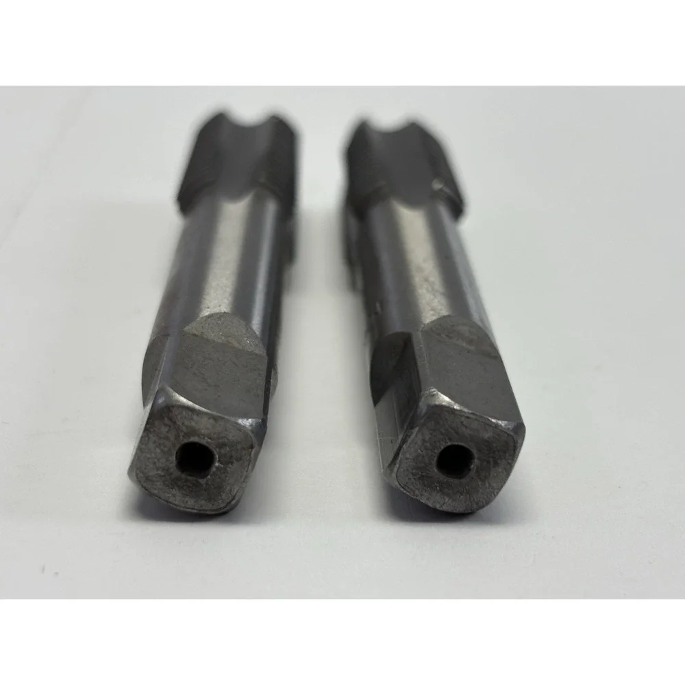 2 Pc M6 x 2 Metric Hand Thread Tap Set Machine Tool Steel Internal Threading